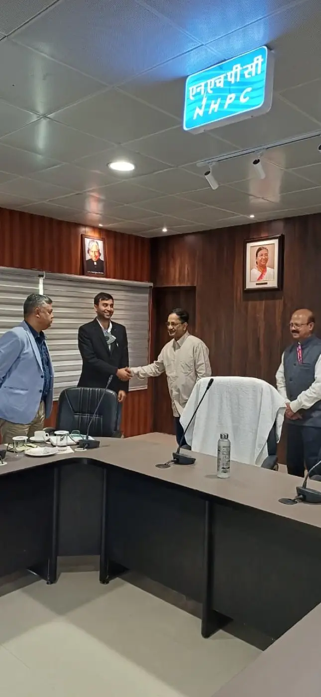 QualityNexus consultant and NHPC officials at an engagement meeting